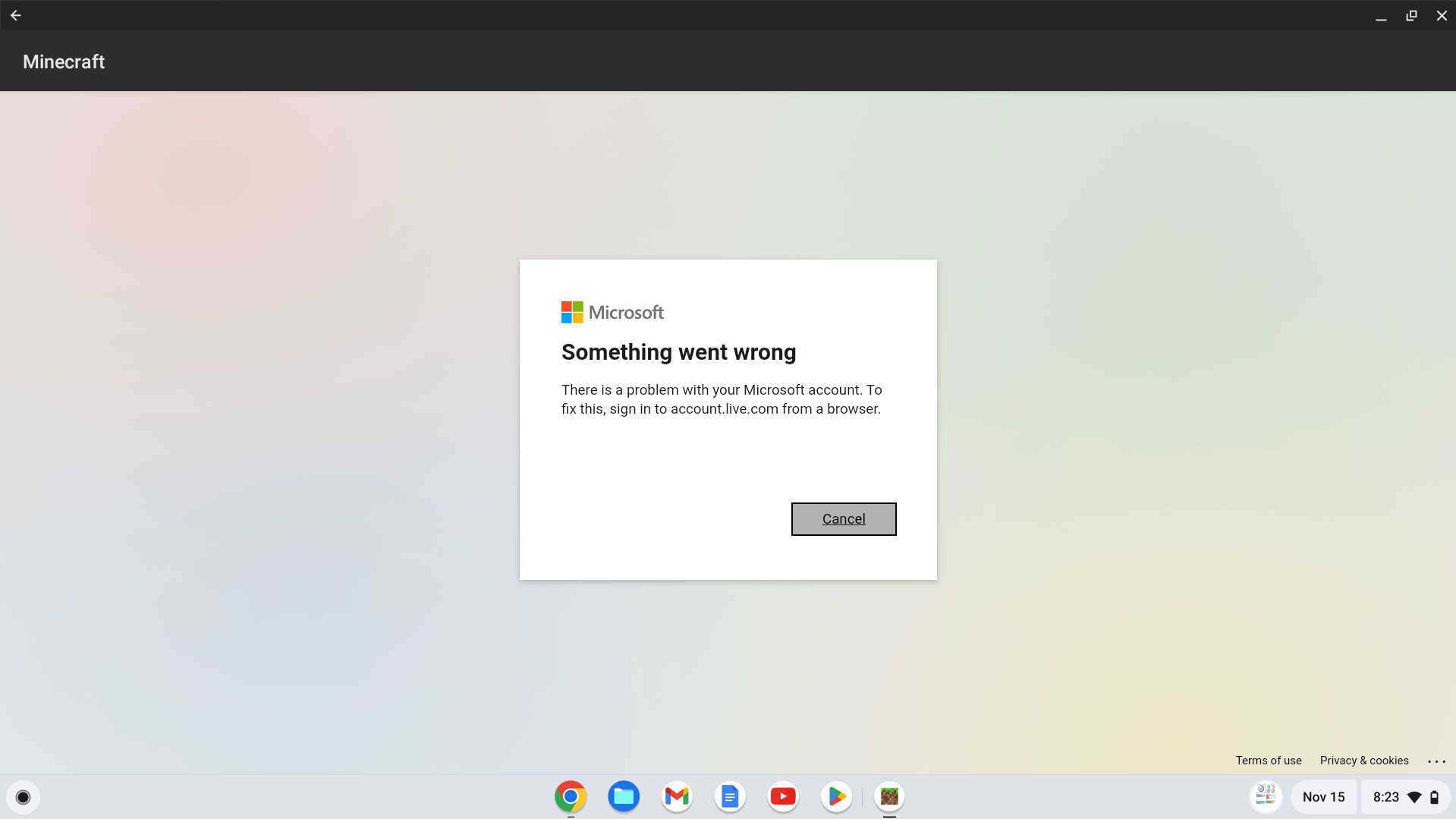 Hey whenever I try to run mine craft on my Asus laptop it continuously signs me out and... [​IMG]