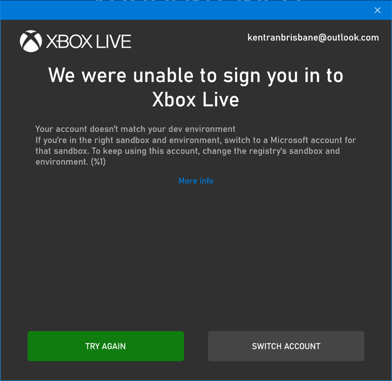 how can i fix: "xboxUserAddError" on Among us? (i can't sign in) [​IMG]