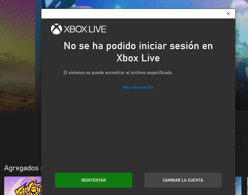 I can't log at windows live( PC Gamepass) [​IMG]