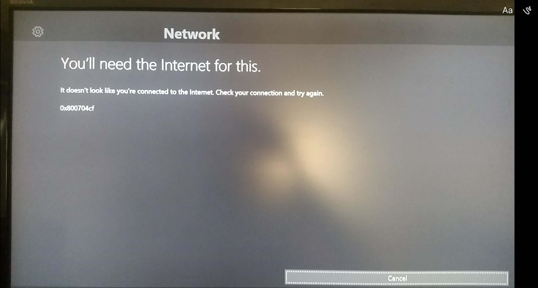 Can't play the giant without internet.. [​IMG]