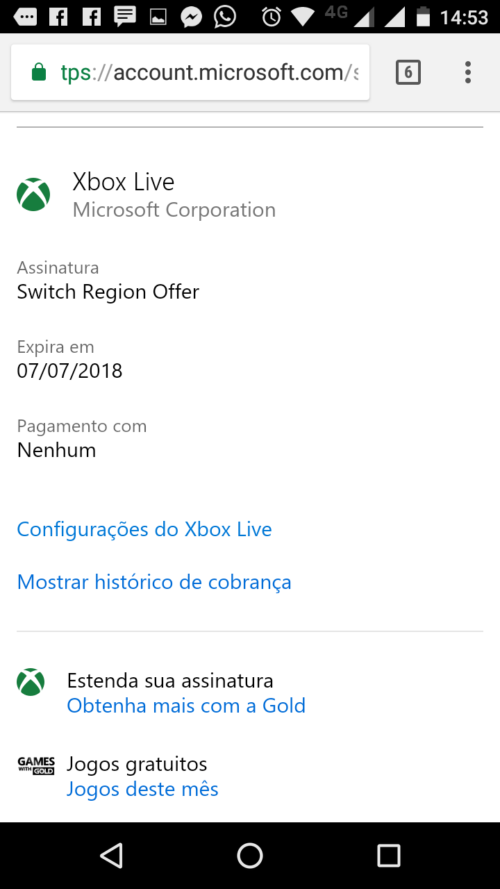 Xbox Live canceled with region switch? [​IMG]