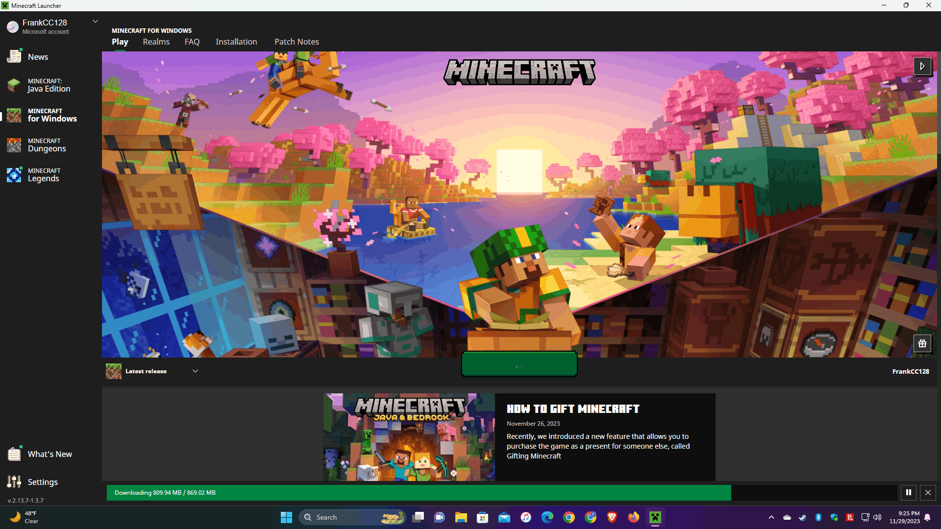 Minecraft for Windows edition not installing on my PC [​IMG]