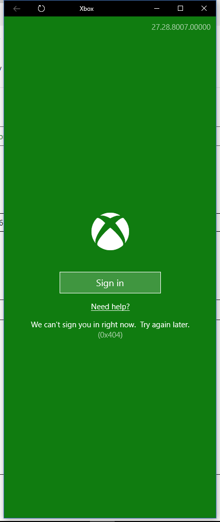 we can't sign you right now errcode 0x406 [​IMG]