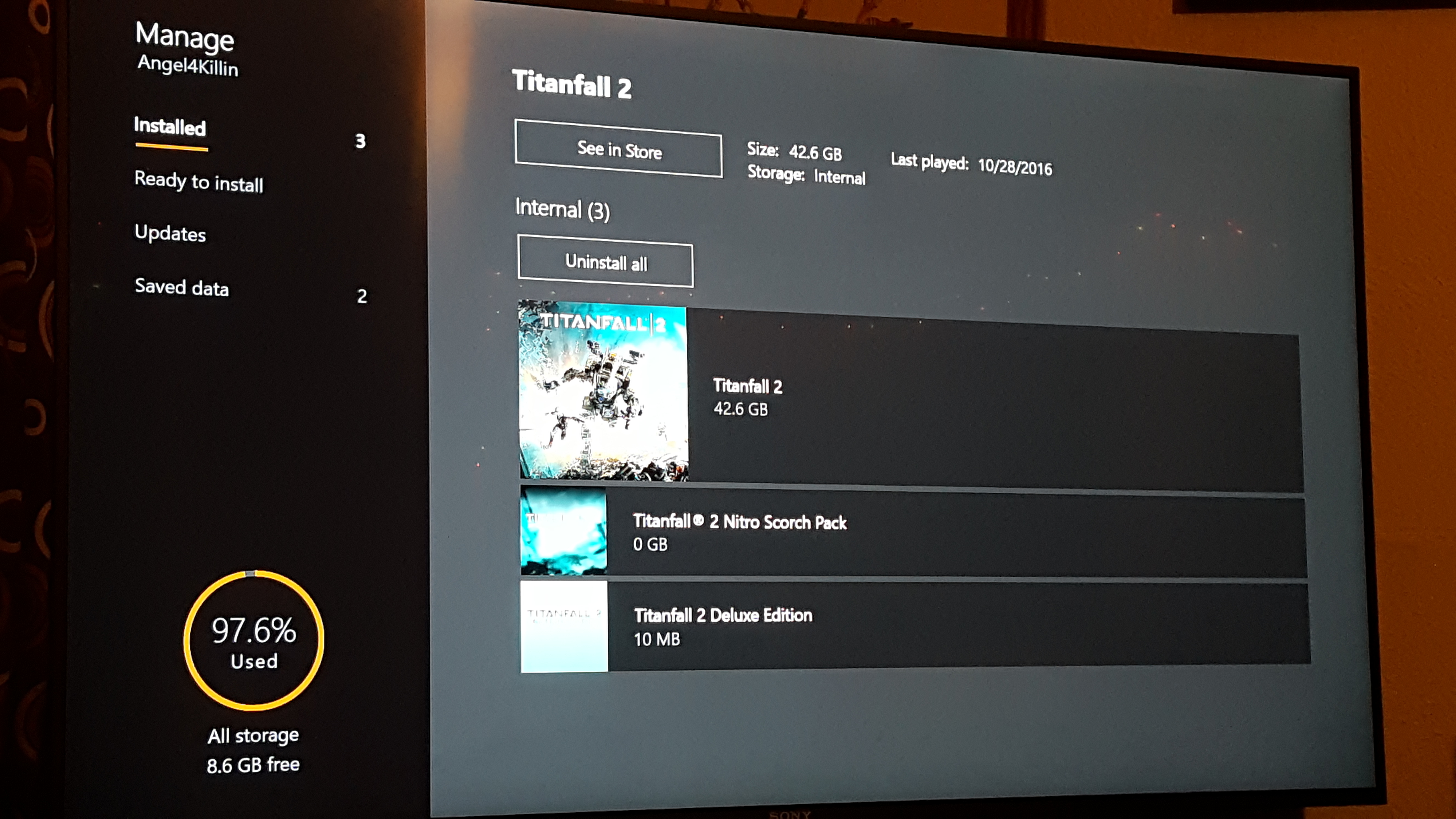 Titanfall 2 pre order content missing [​IMG]