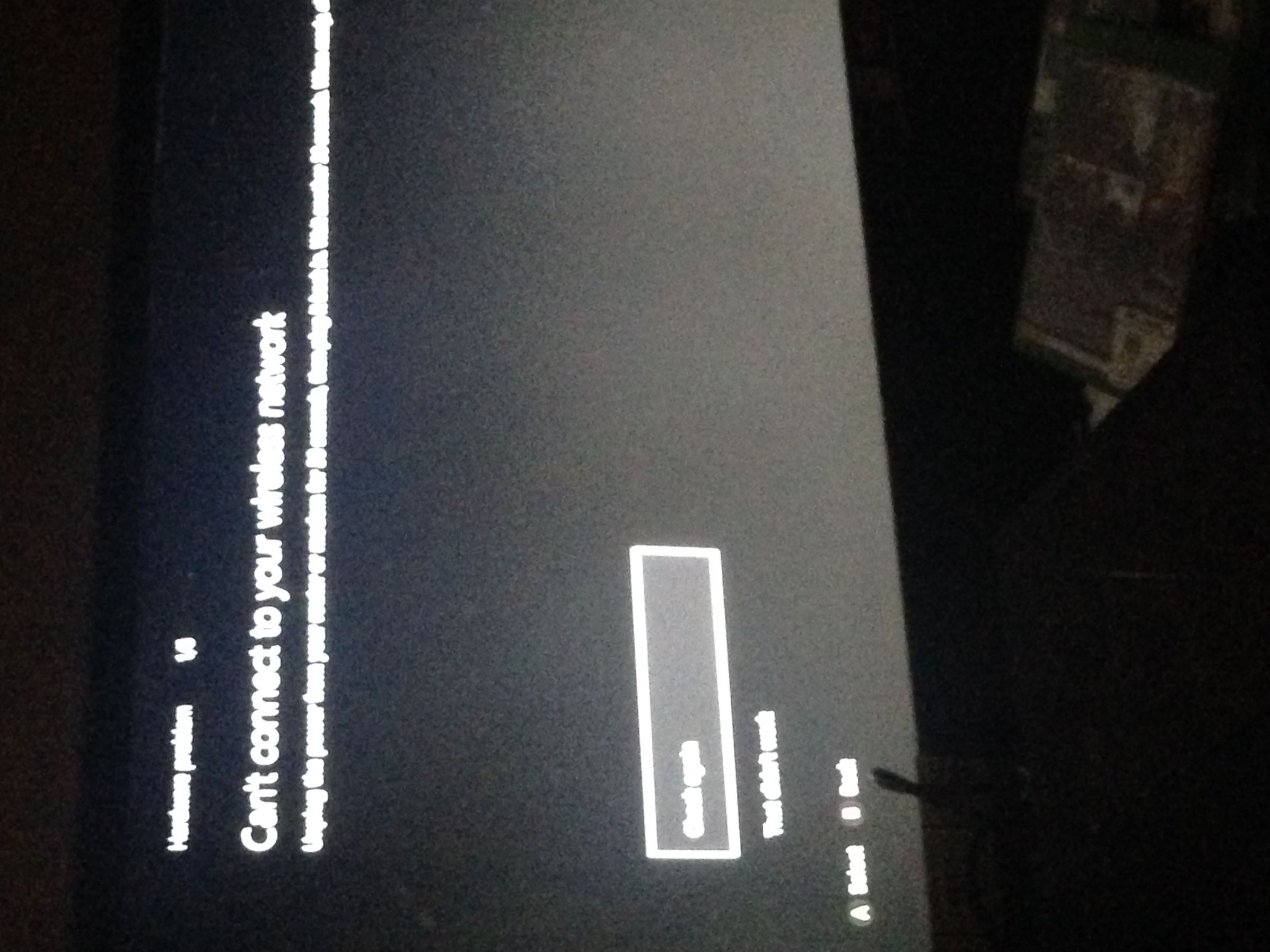 It's been two days now and my Xbox isn't letting me connect back to my wifi [​IMG]