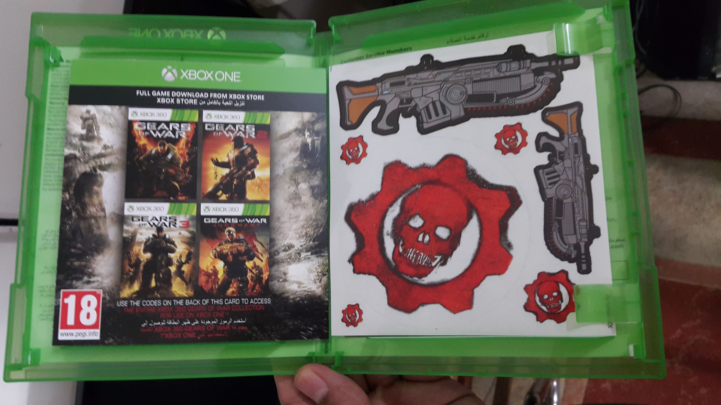 I cannot redeem code of bonus games in gear of war 4. These are gears of war 3 and gears of ... [​IMG]