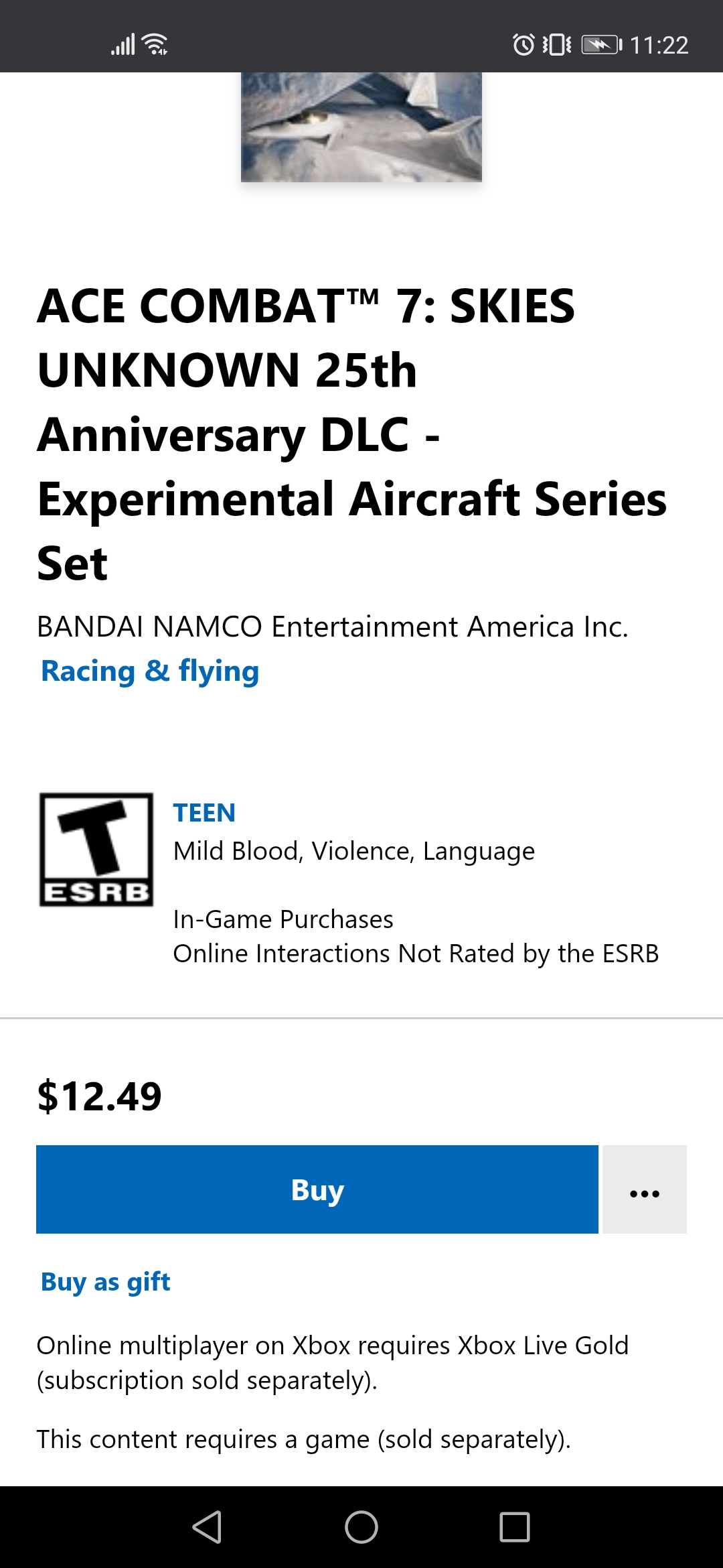 Ace combat 7 dlc has a wrong price tag in the MX store [​IMG]