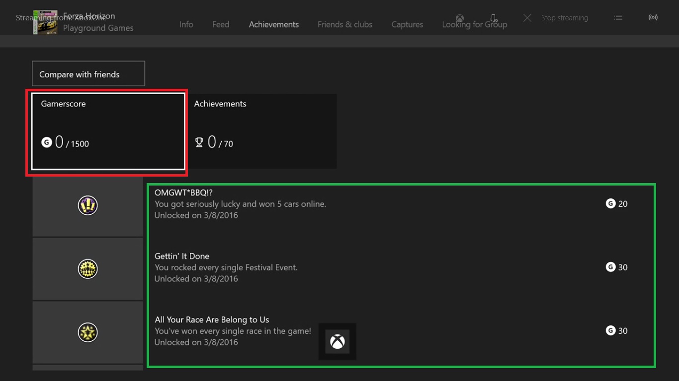 XBOX360 Achievements Not Show Up In Total GameScore [​IMG]