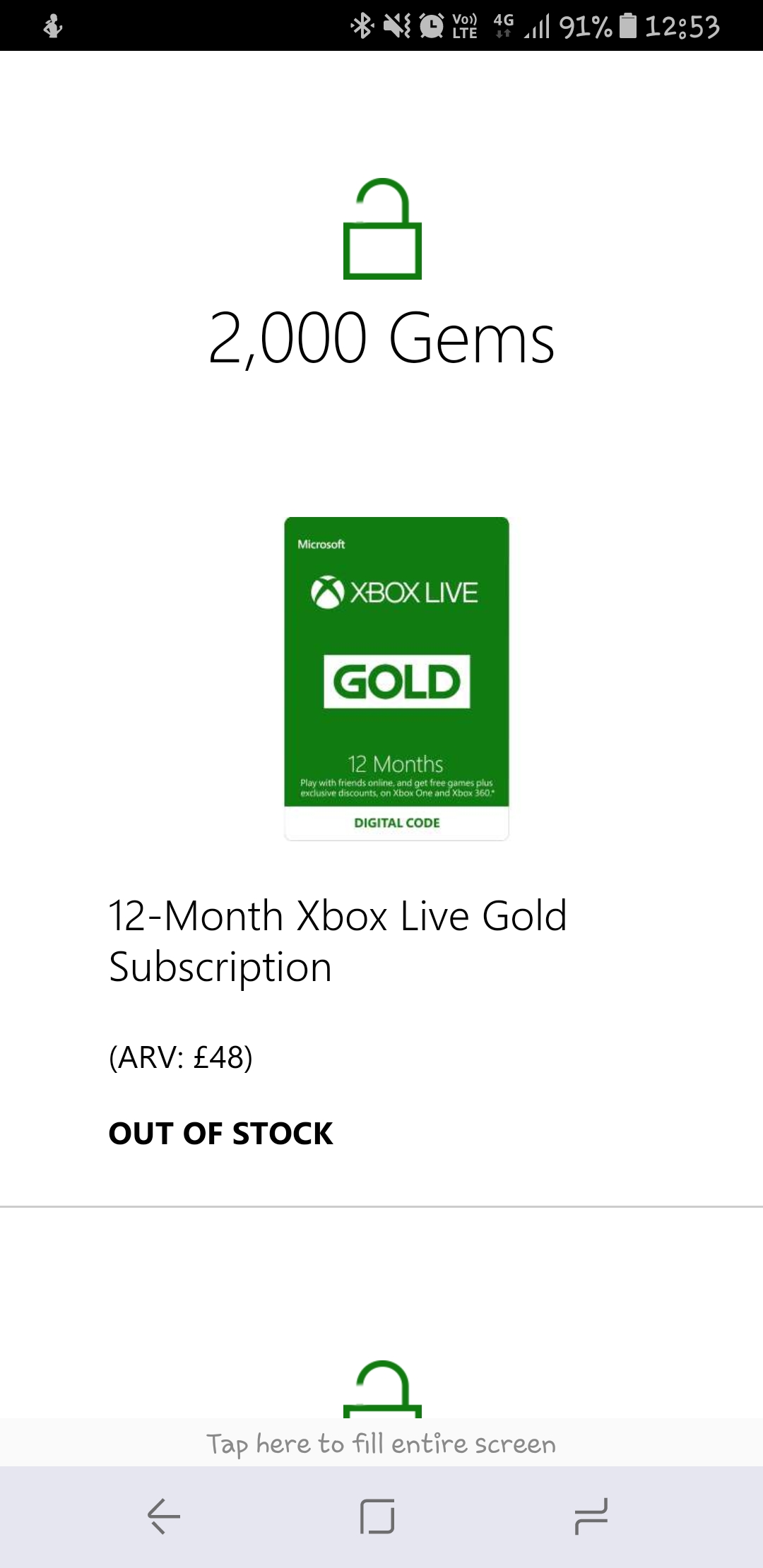 12 Month XBL on Rewards OUT OF STOCK! [​IMG]