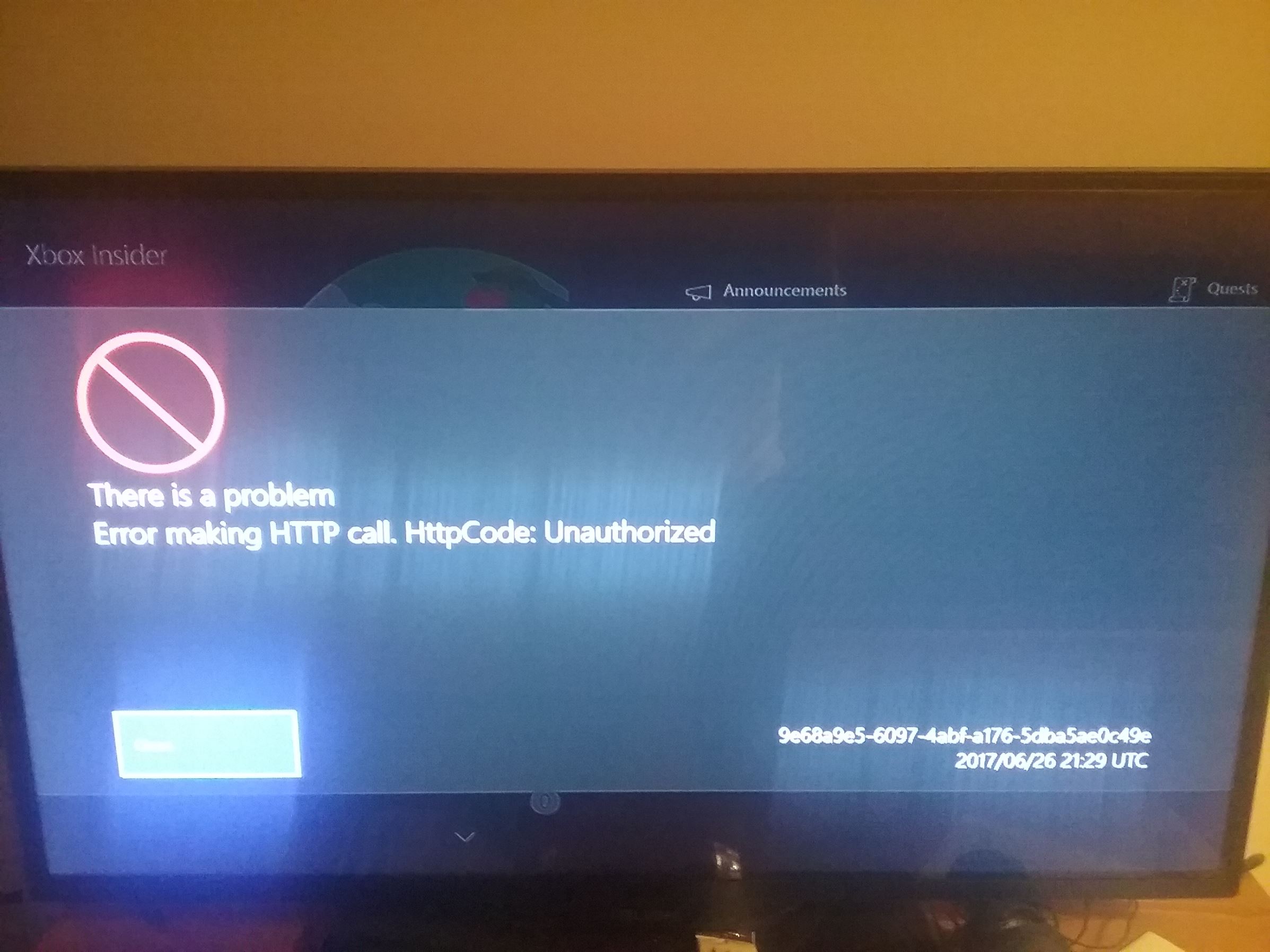 Xbox insider hub error [​IMG]