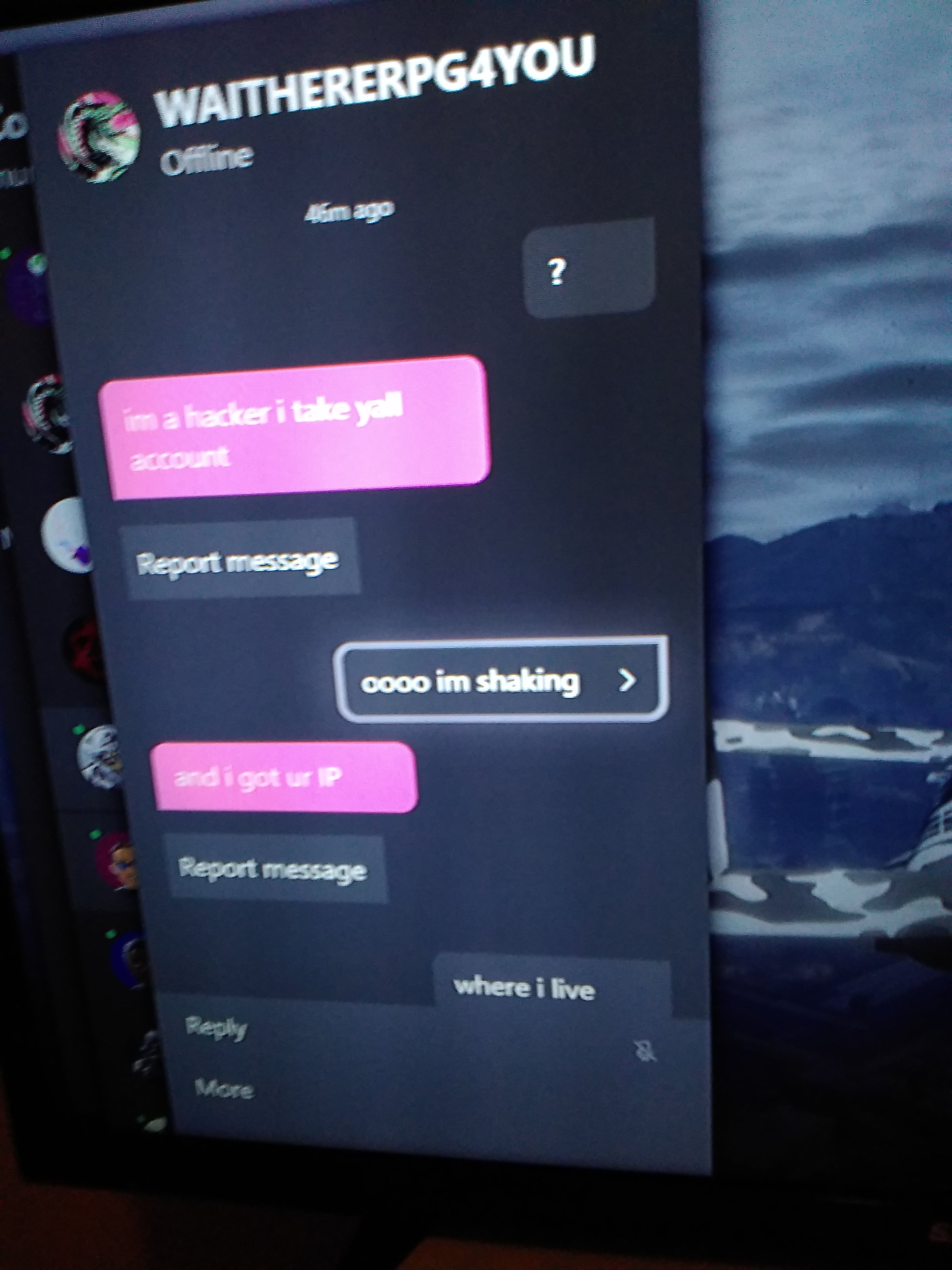 I'm getting threaten [​IMG]