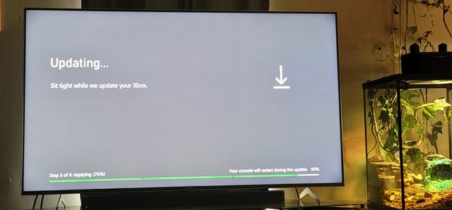 Xbox series X Alpha skip ahead stuck at 90% I've tried hard reset, resetting the modem,... [​IMG]