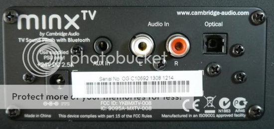 cambridge audio minx tv set up [​IMG]