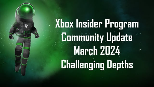 Community Update March 2024 - Challenging Depths [​IMG]