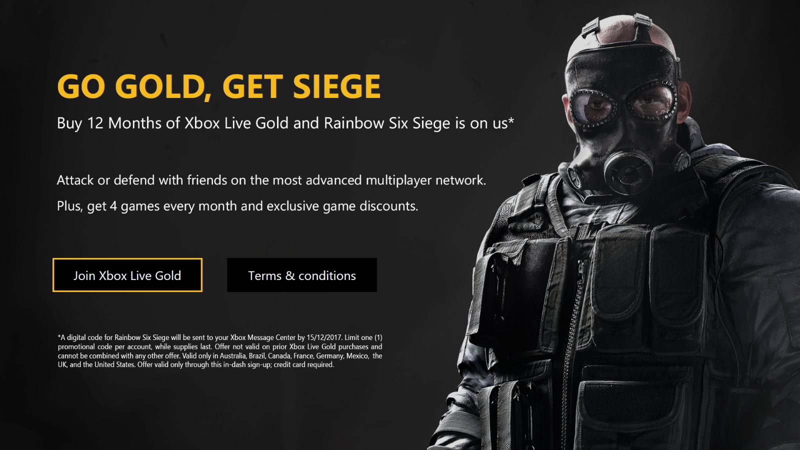 Xbox Siege free with 12month Live subscription [​IMG]