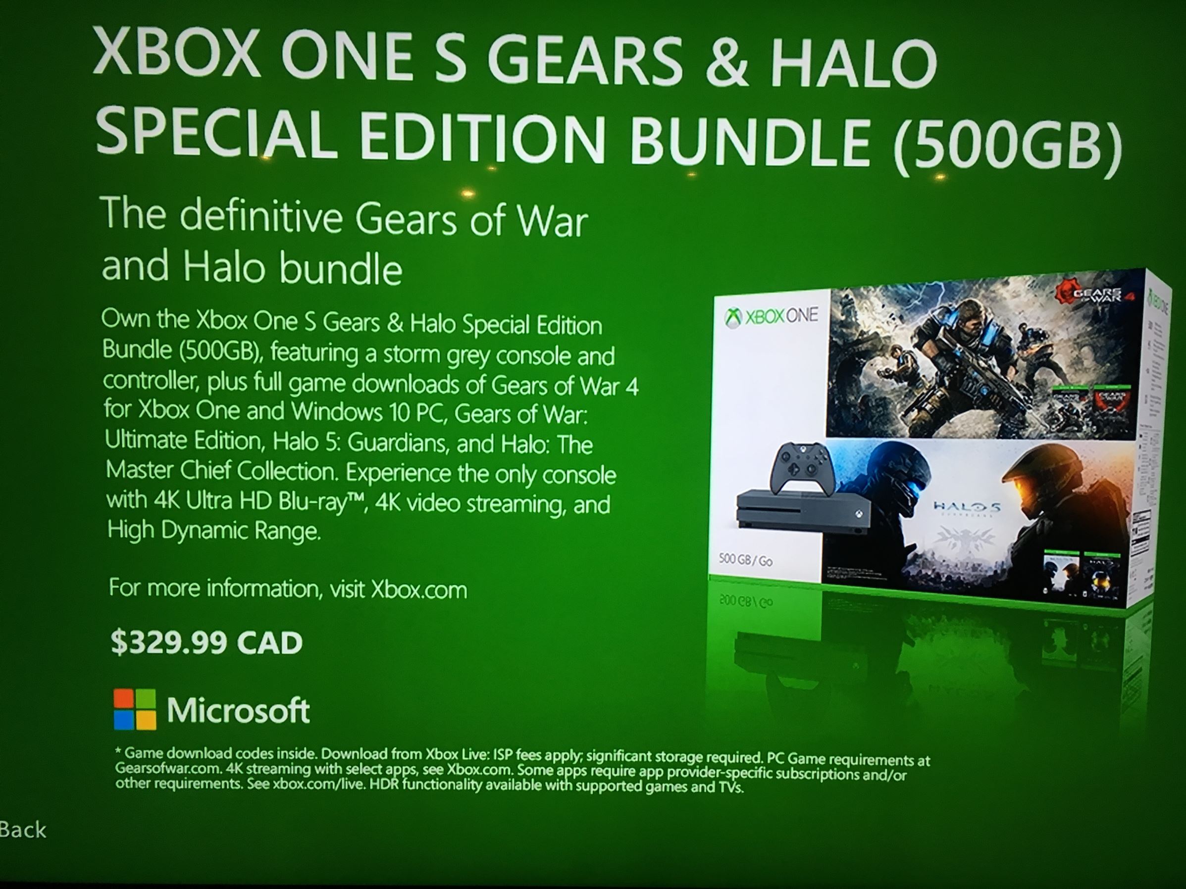 Xbox 360 shows Ad for 9 CAD Xbox One S Bundle [​IMG]