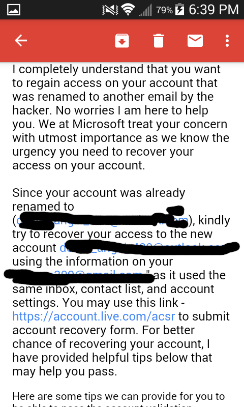 Microsoft closed my account because it was hacked and I've now lost all my stuff. [​IMG]