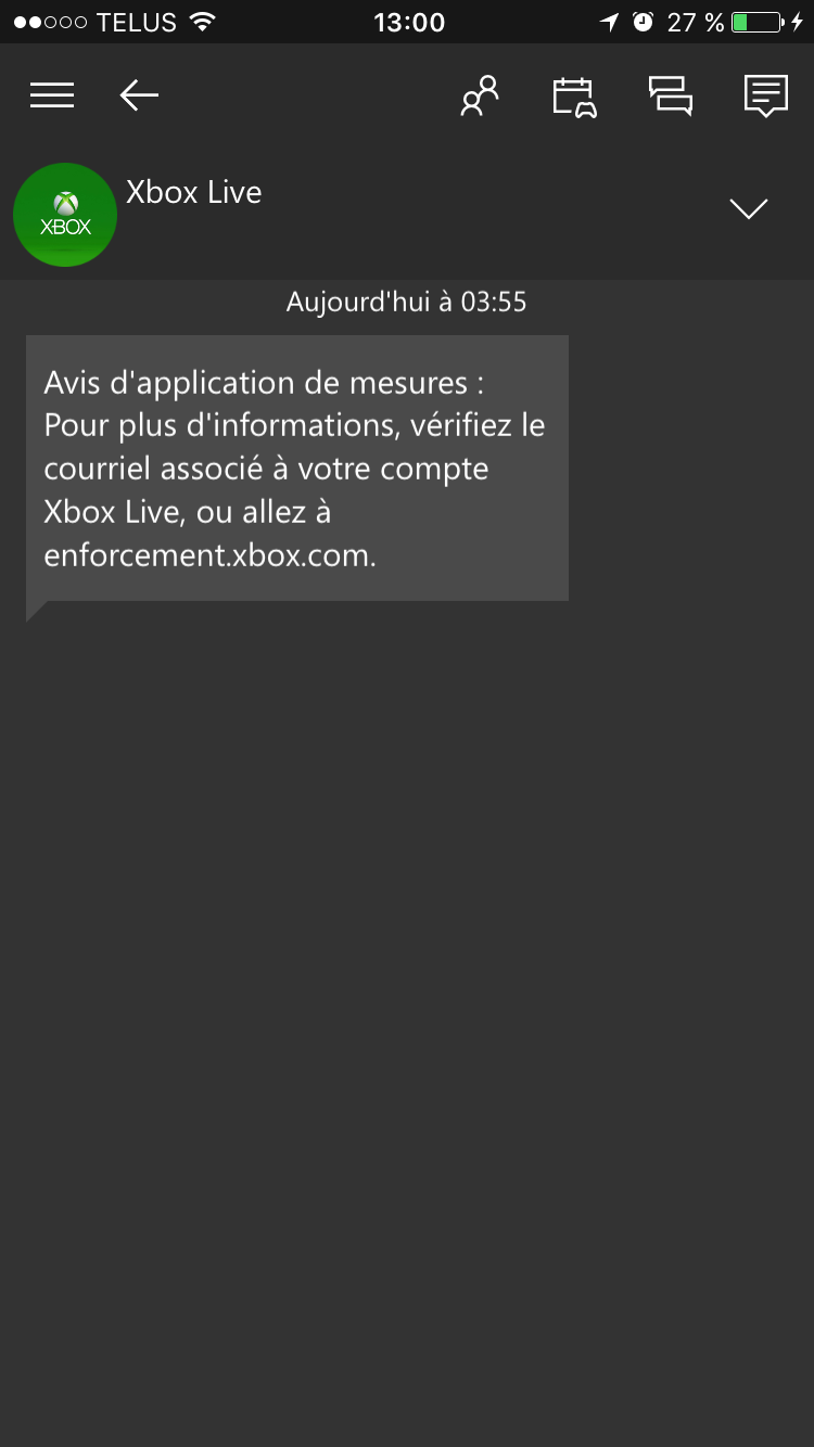 Xbox Live Gold account Suspended  15 days ... (15/02 at 01/03 [​IMG]