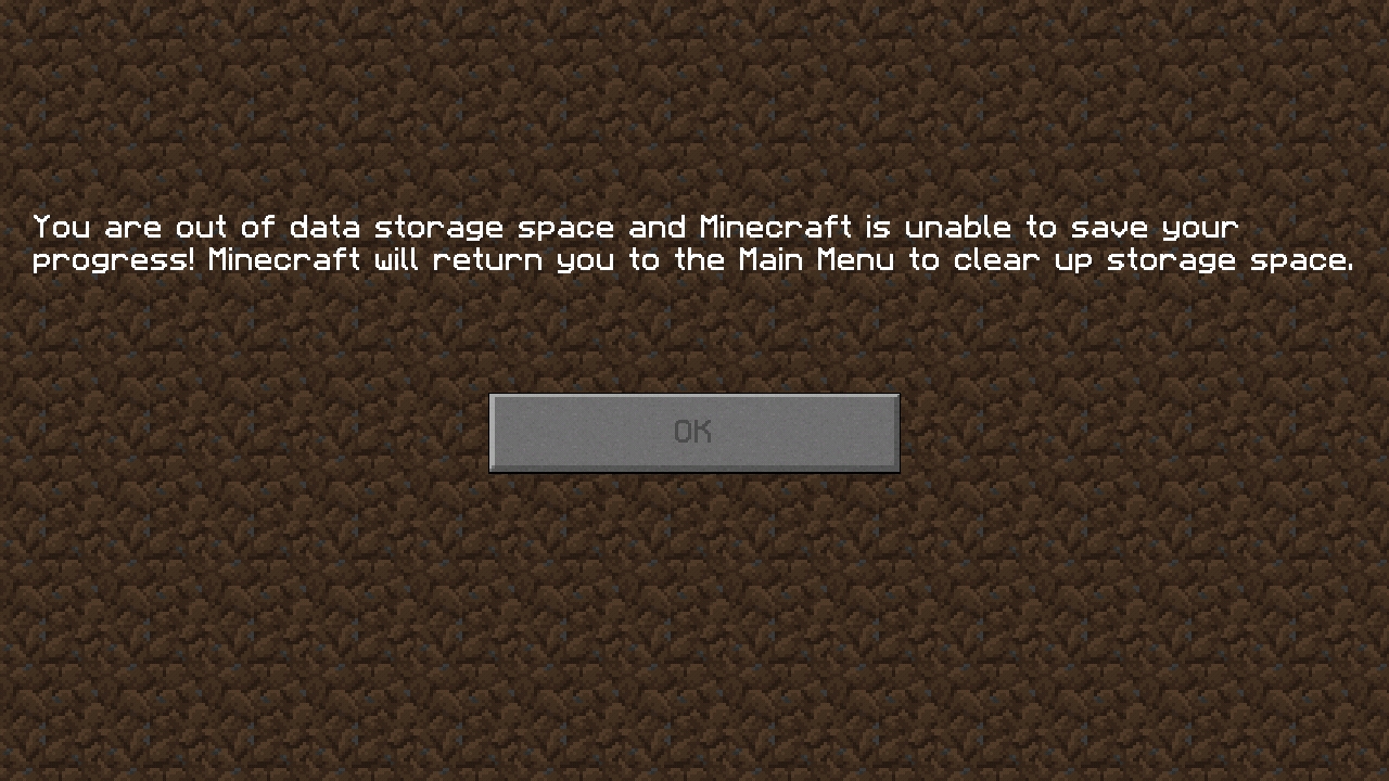 minecraft PE won't let me keep playing my worlds ...  IN ENGLISH :) [​IMG]