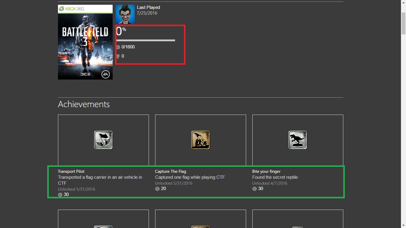 XBOX360 Achievements Not Show Up In Total GameScore [​IMG]