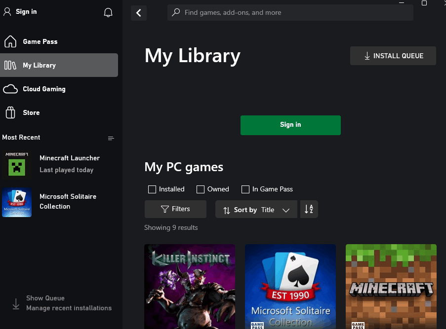 Cant sign in to MS XBOX App Windows 11 [​IMG]