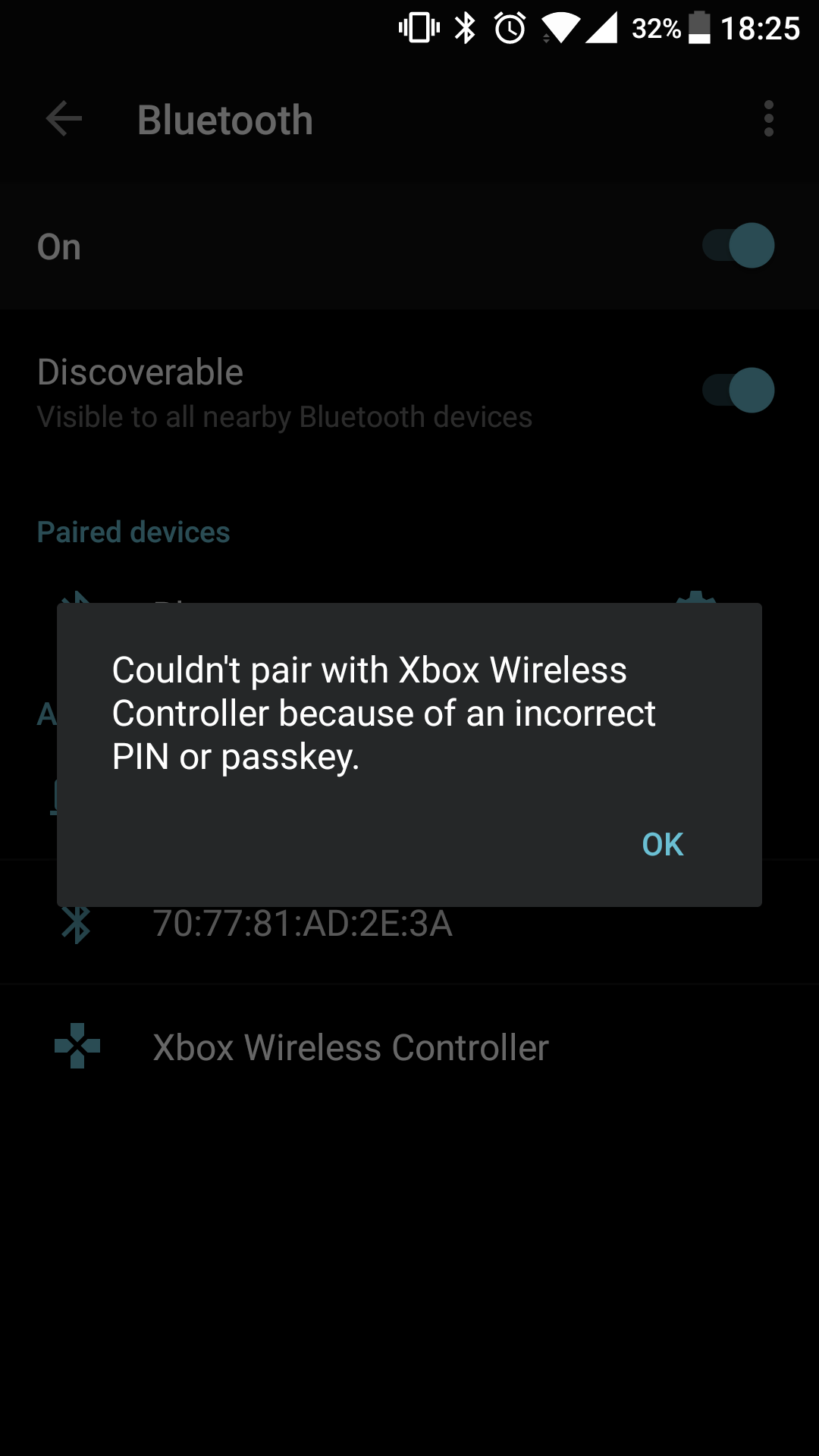 Xbox one controller problems after update to firmware 3.1.1221.0 [​IMG]