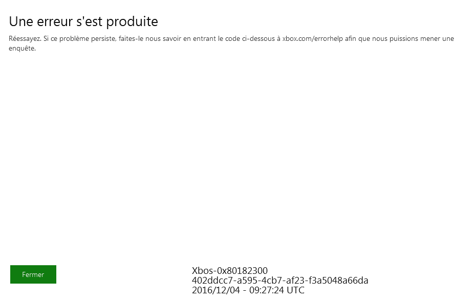 Error with my code XBOX LIVE GOLD Xbos-0x80182300 [​IMG]