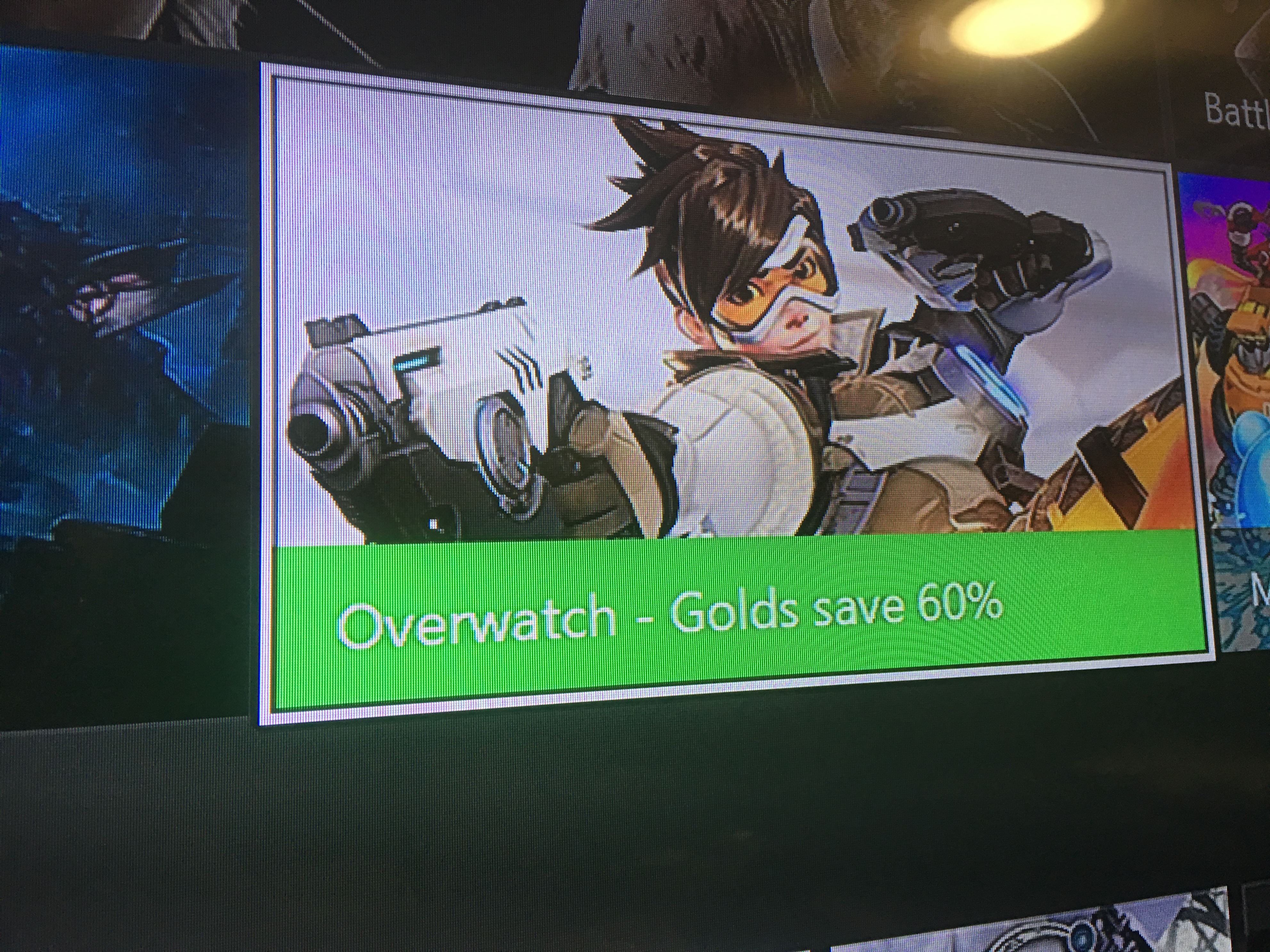 Overwatch was shown as 60% off on the Xbox one store but they won’t honour it. [​IMG]