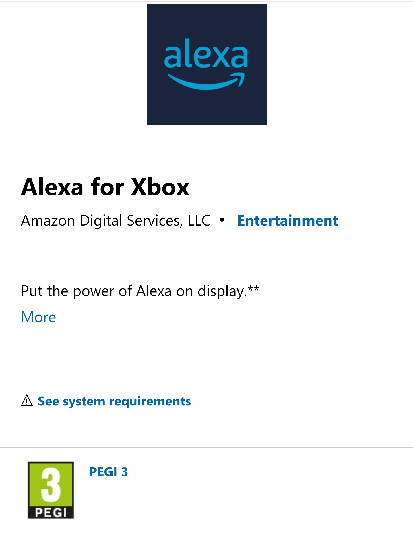 Alexa for Xbox app [​IMG]