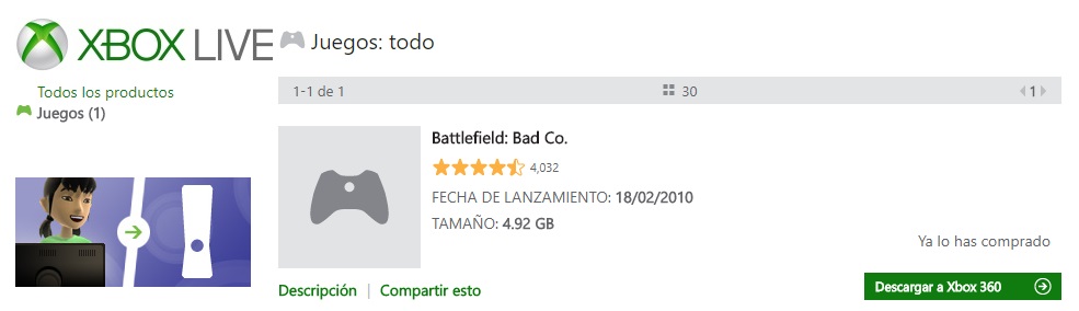 Battlefield bad company 1 not showing as owned [​IMG]