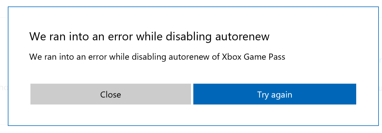 Cant disable XBOX game pass autorenew [​IMG]