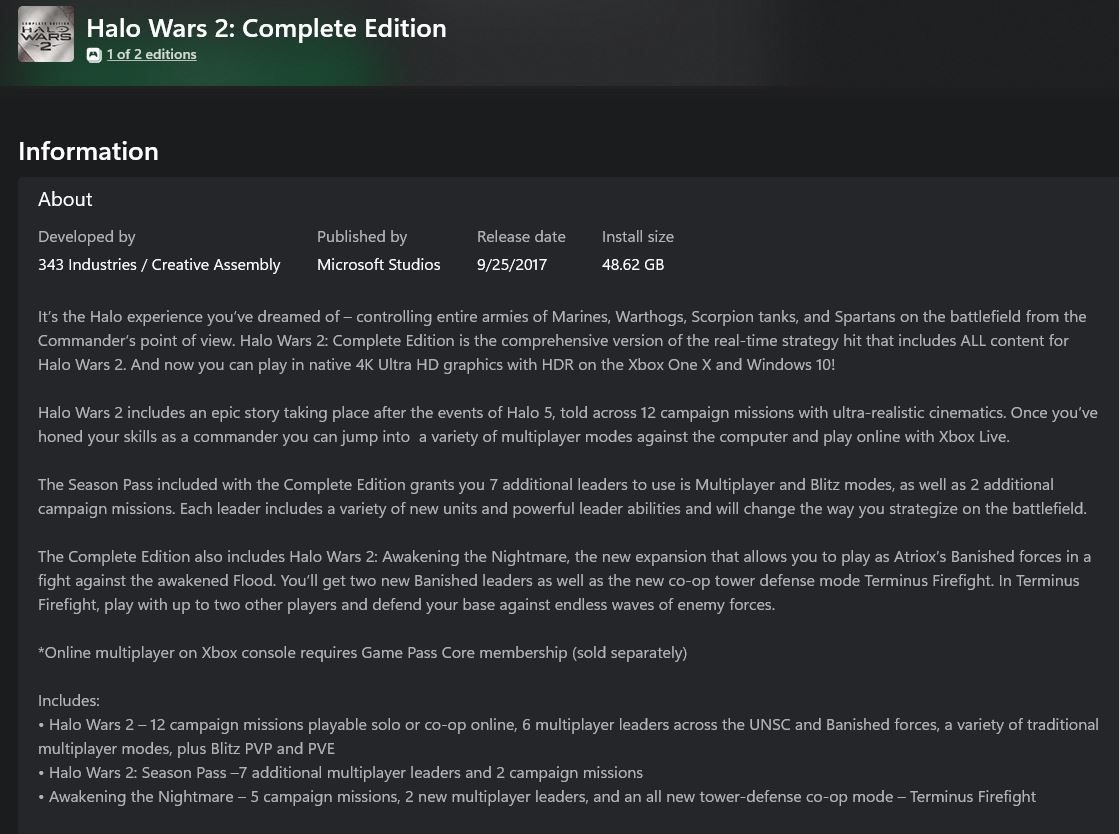 Why am I not able to access the DLC for Halo Wars 2 via my gamepass subscription? [​IMG]
