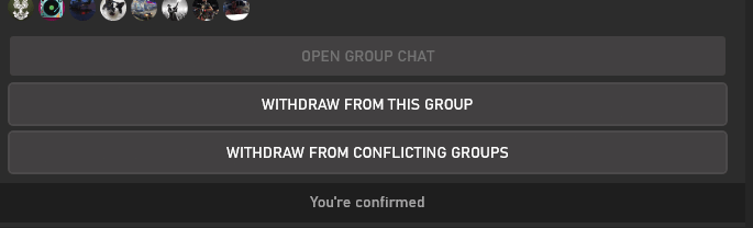 xbox game bar, cant open group chat in lfg posts party [​IMG]