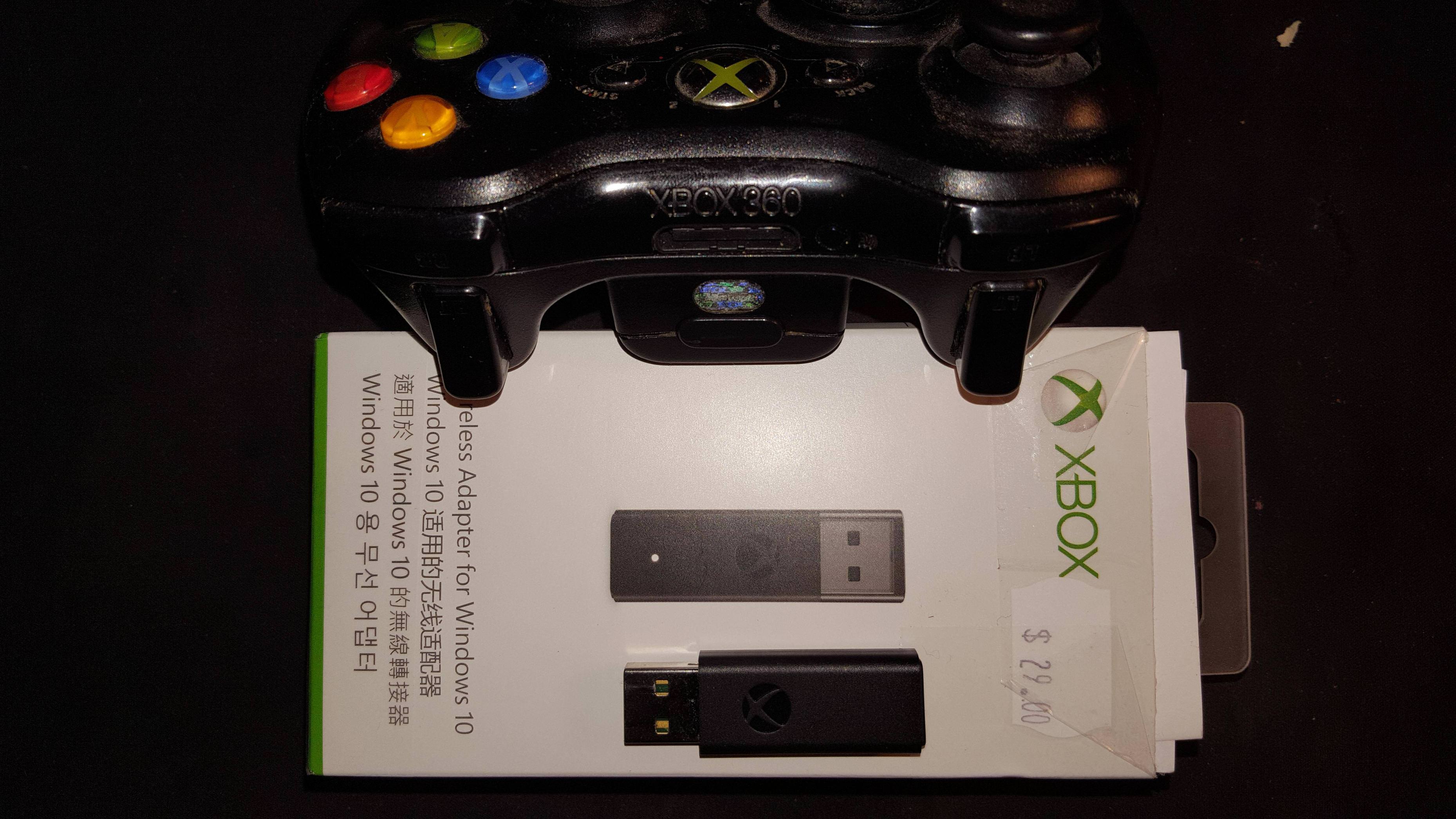 How to pair an Xbox 360 Wireless Controller for PC with the new XBOX Wireless Adaptor for ... [​IMG]