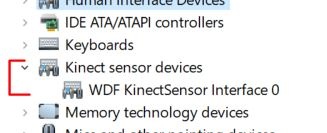Trying to connect Xbox One Kinect and it's not loading the correct drivers which is WDF... [​IMG]