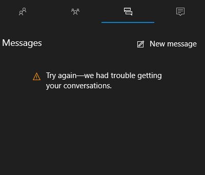 Windows 10 Xbox app will not let me send messages. Help! [​IMG]