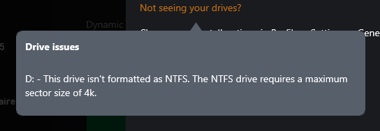 I can't use my hard drive to install Xbox games, it says it isn't formatted as NTFS even... [​IMG]