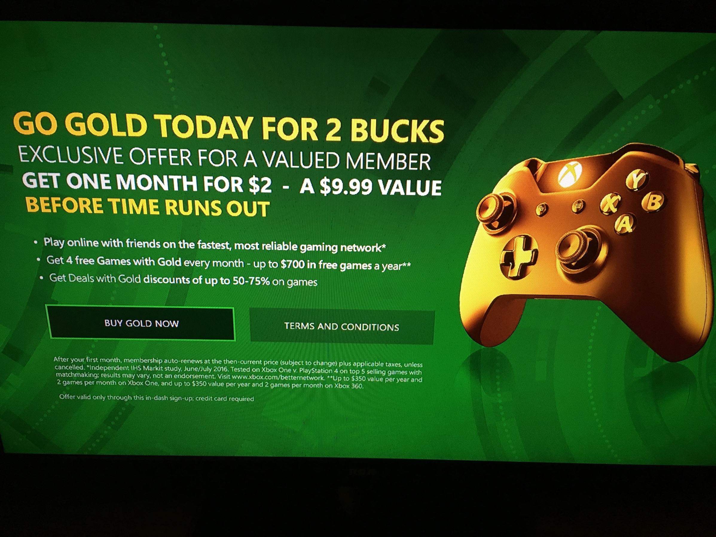  Gold Promo Charging Me  [​IMG]