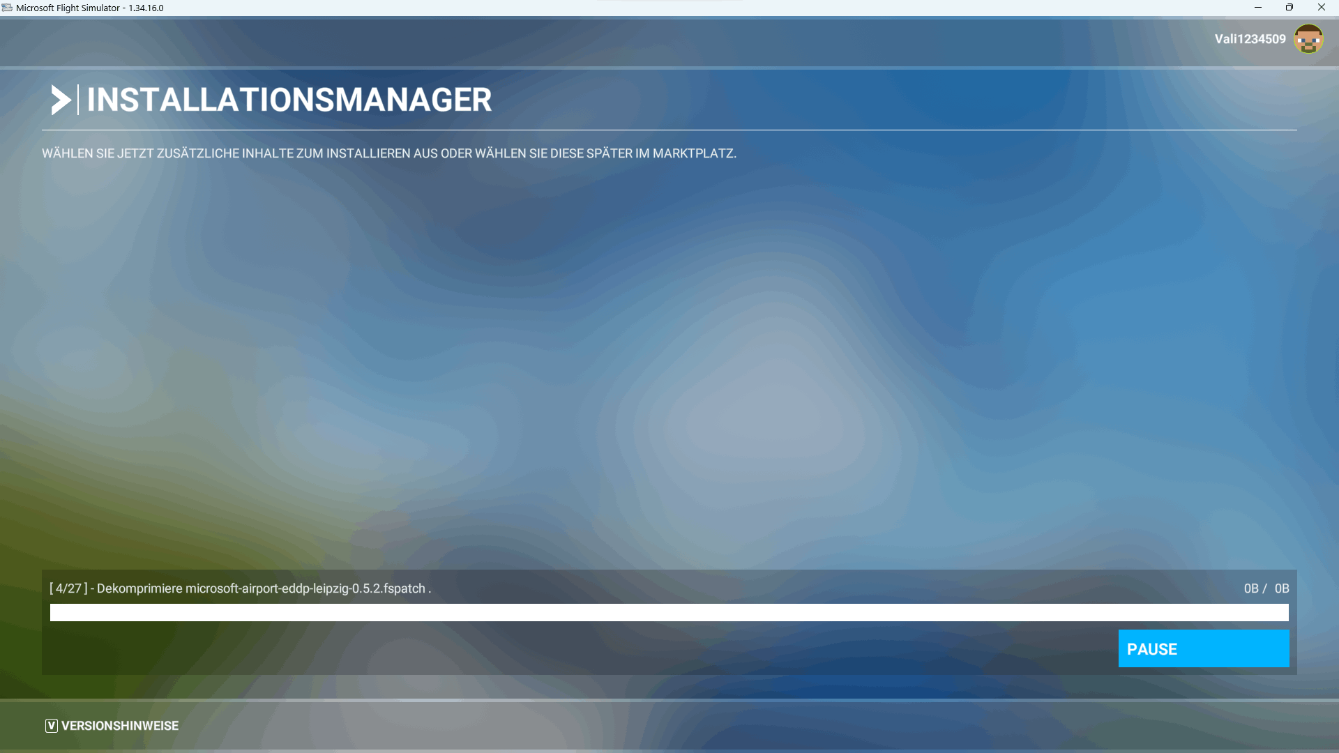 Microsoft Flight Simulator Update does not work [​IMG]