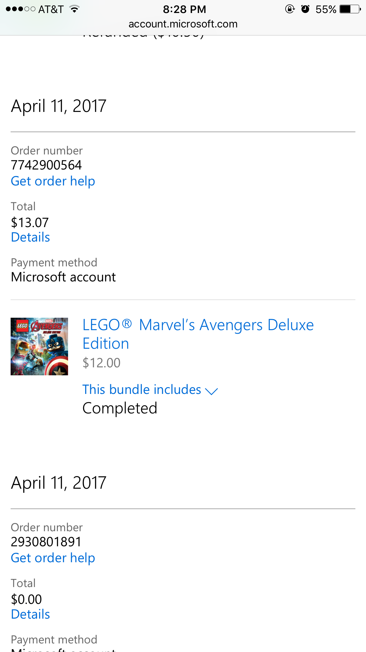 April purchases not counting? [​IMG]