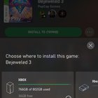 Xbox app shows correct space on XSX, GamePass app does not. iPhone 11 Pro Max running iOS... [​IMG]